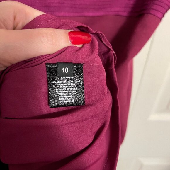 Robert Rodriguez Women's Magenta Sleeveless Bandage Bodycon Knee Length Dress 10 - Picture 4 of 9